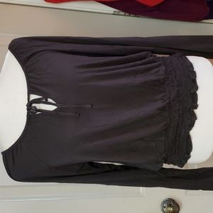 NWT! American Eagle peasant top, size large